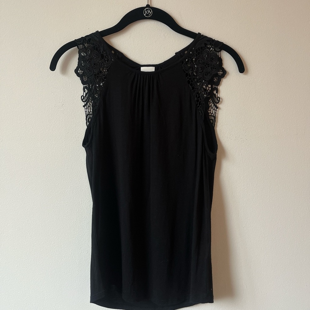 H&M Black Lace Sleeve Women's Top/XS
